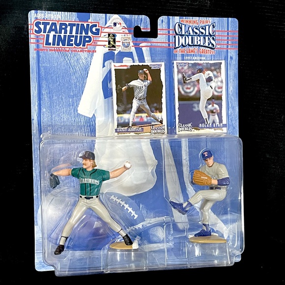 1997 Starting Lineup RANDY JOHNSON & NOLAN RYAN Classic Doubles Figure 2-Pack - Picture 1 of 1